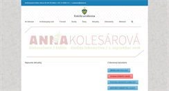 Desktop Screenshot of ke-arcidieceza.sk